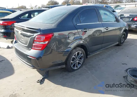 2017 Chevrolet Sonic Lt Auto из США, поврежденный, VIN 1G1JD5SH2H4162038